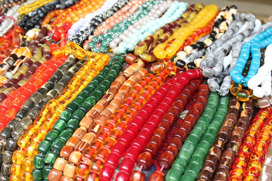 Gemstone bead necklaces