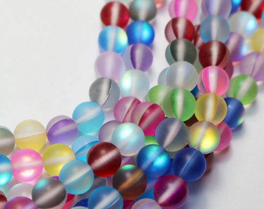 multicolor glass beads