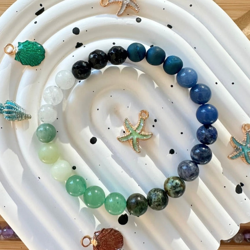 Ocean Breeze Bracelet Making Kit(AAA Gemstones)