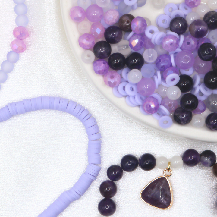 Purple Horizon Beaded Jewelry Making Kit