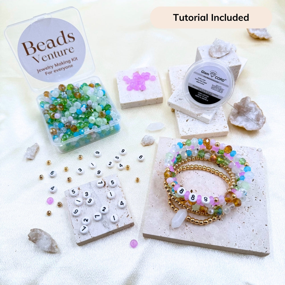 888 Angel Number Beaded Jewelry Making Kit