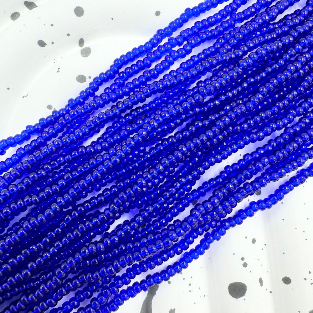 Dark Blue Seed Beads, 11/0, Sold as 12 strands, each 20 inches, Approx 36 gram, Approx 4000 Beads(Czech Republic).