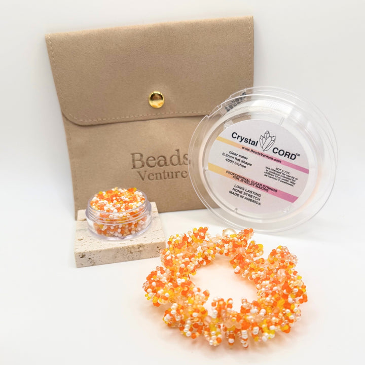 Rosé Sunset Lace Bracelet Making Kit