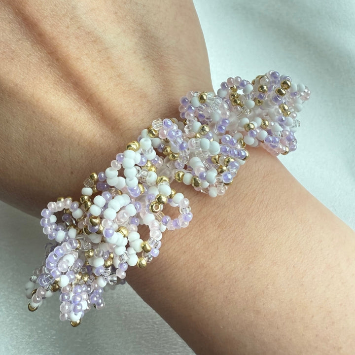 French Lavender Lace Bracelet Making Kit