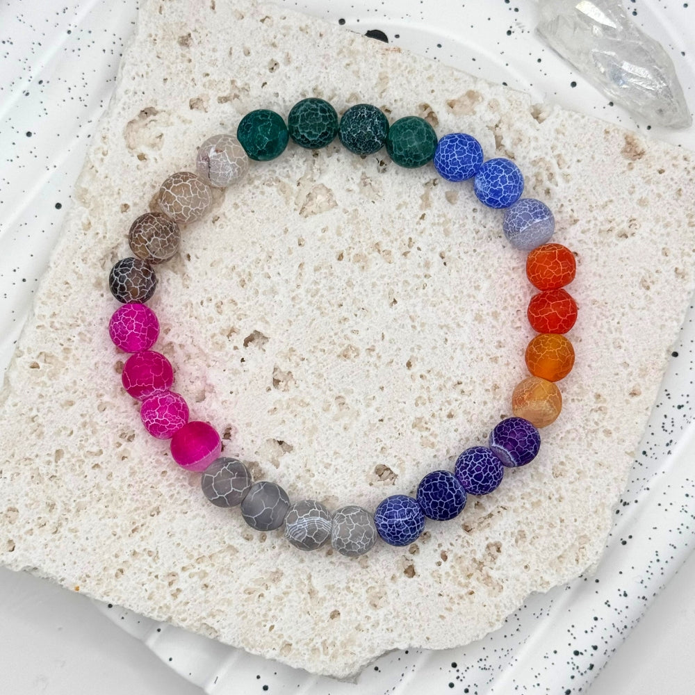 Aurora Dream Bracelet Making Kit (Colored Agate)