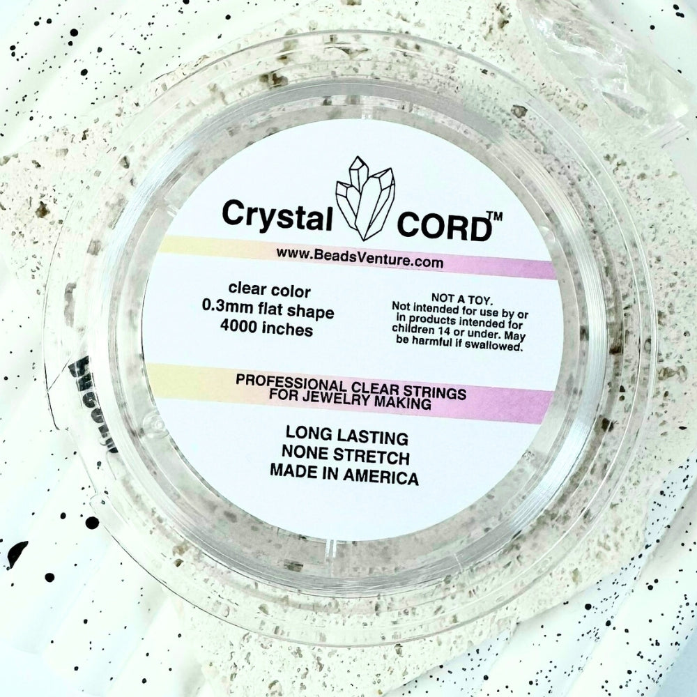 CrystalCord - Clear Nylon Cord for Jewelry Making