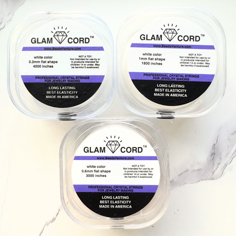 GlamCord - Floss Elastic Cord for Jewelry Making