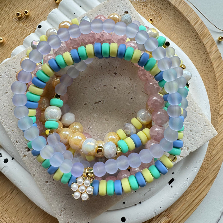 Lilac Delight Bracelets Making Kit