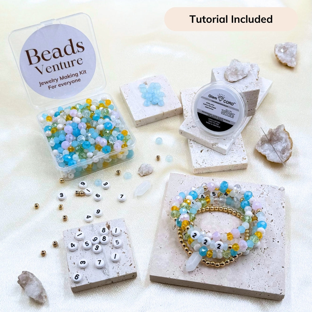 222 Angel Number Beaded Jewelry Making Kit