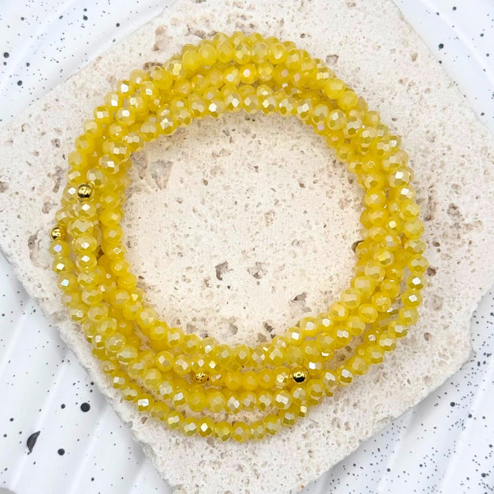 Stormy Bracelets Making Kit(Bright Yellow)