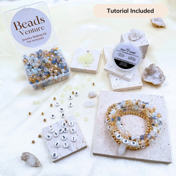 333 Angel Number Beaded Jewelry Making Kit