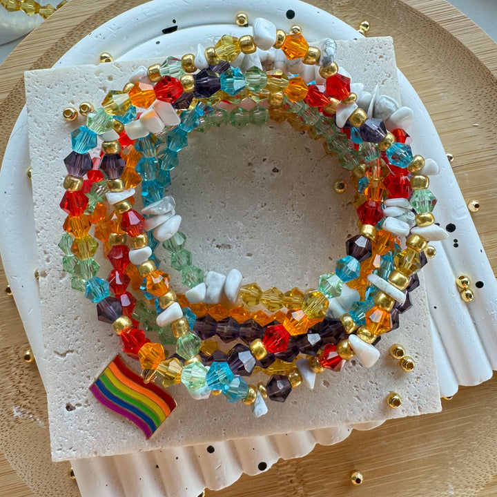 Rainbow Flag Bracelets Making Kit