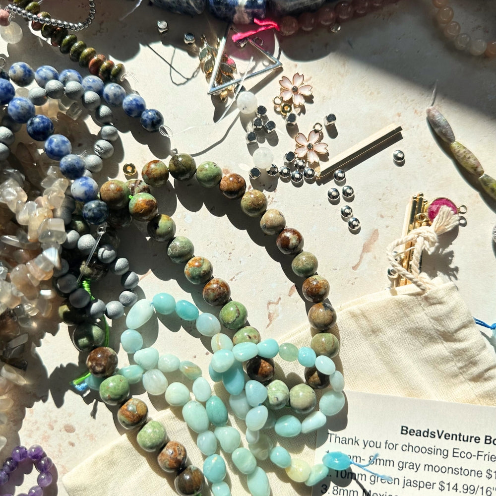 Art, Bead Case Of Jewelry Making Beads