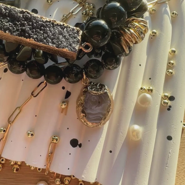 Black Diamond Bracelets Making Kit(4 Bracelets - Designed for all leve –  BeadsVenture