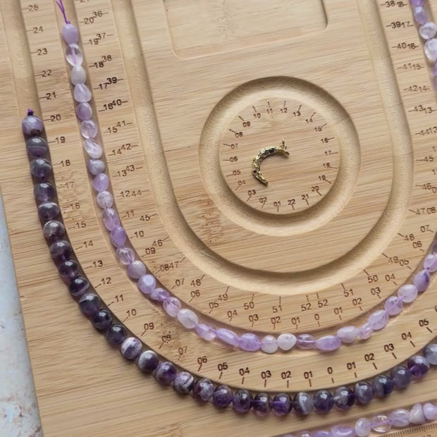 Wooden Mala Bead Design Board and Wooden Bracelet Bead Board as a Bundle Necklace  Design Board for Mala Making, Jewelrydesign, -  Israel