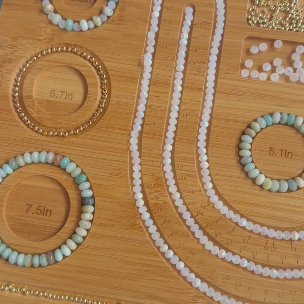 Bamboo Bracelet Beading Board 2.0