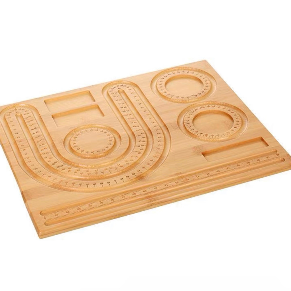 1 PCS Bead Boards For Jewelry Making - Bamboo Bead Board Rosary