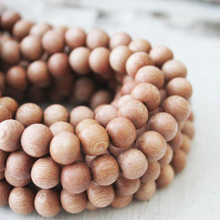 rosewood, 15mm, round, waxed, natural, sold as 1 strand, approx. 29 beads.-Wood Beads-BeadsVenture